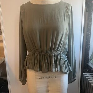 LoveShackFancy Peplum Blouse